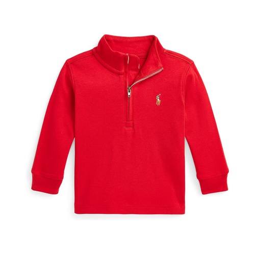 폴로 랄프로렌 Polo Ralph Lauren Kids Cotton Interlock Quarter-Zip Pullover (Infant)