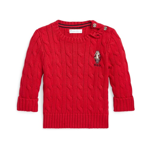 폴로 랄프로렌 Polo Ralph Lauren Kids Polo Bear Cable-Knit Cotton Sweater (Infant)