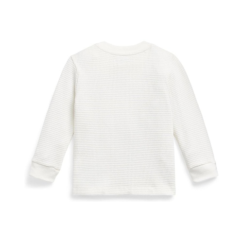 폴로 랄프로렌 Polo Ralph Lauren Kids Waffle-Knit Cotton Long-Sleeve Tee (Infant)