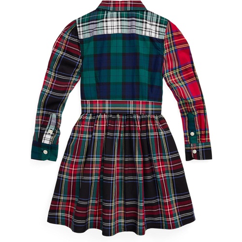 폴로 랄프로렌 Polo Ralph Lauren Kids Plaid Cotton Fun Shirtdress (Toddler/Little Kid)