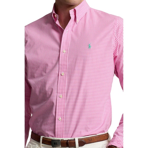 폴로 랄프로렌 Mens Polo Ralph Lauren Classic Fit Gingham Stretch Poplin Shirt