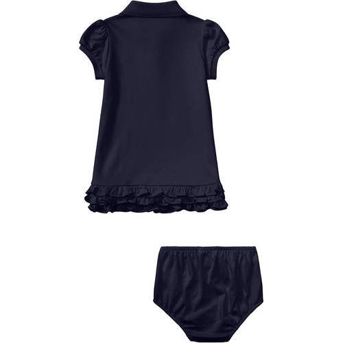 폴로 랄프로렌 Polo Ralph Lauren Kids Ruffled Polo Dress & Bloomer (Infant)