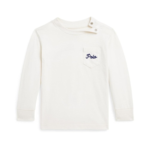 폴로 랄프로렌 Polo Ralph Lauren Kids Dog-Print Cotton Long Sleeve Tee (Infant)