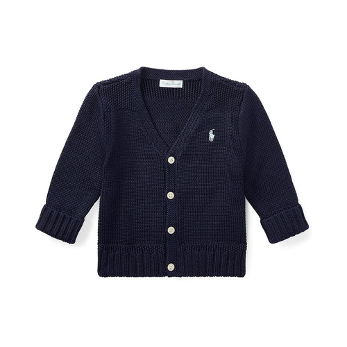 폴로 랄프로렌 Polo Ralph Lauren Kids Combed Cotton V-Neck Cardigan (Infant)