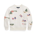 Polo Ralph Lauren Kids Embroidered Fleece Sweatshirt (Toddler/Little Kid)