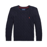 Polo Ralph Lauren Kids Cable-Knit Cotton Sweater (Toddler/Little Kid)