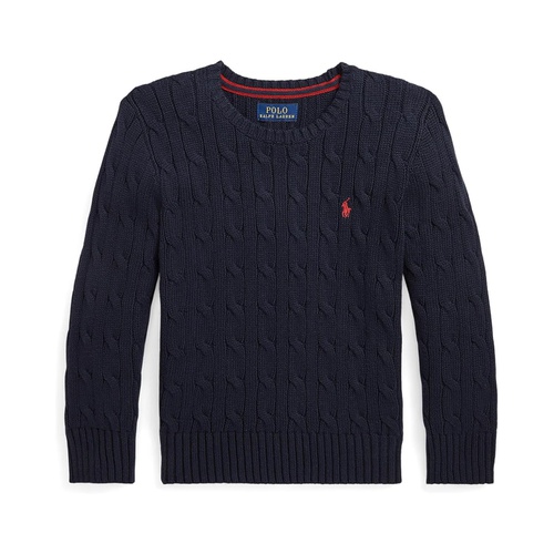 폴로 랄프로렌 Polo Ralph Lauren Kids Cable-Knit Cotton Sweater (Toddler/Little Kid)