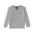 Polo Ralph Lauren Kids Cable-Knit Cotton Sweater (Toddler/Little Kid)