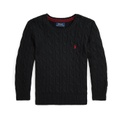 Polo Ralph Lauren Kids Cable-Knit Cotton Sweater (Toddler/Little Kid)