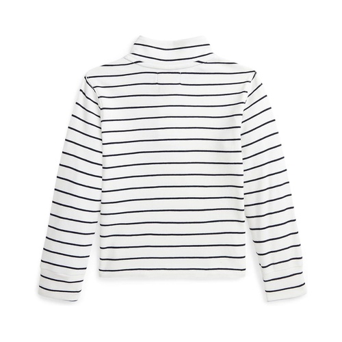 폴로 랄프로렌 Polo Ralph Lauren Kids Striped Cotton Quarter-Zip Pullover (Toddler/Little Kid)