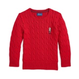 Polo Ralph Lauren Kids Polo Bear Cable-Knit Cotton Sweater (Toddler/Little Kid)