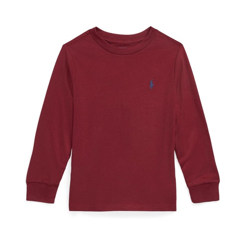 폴로 랄프로렌 Polo Ralph Lauren Kids Cotton Jersey Long Sleeve Tee (Toddler/Little Kid)