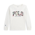 Polo Ralph Lauren Kids Plaid-Logo Cotton Jersey Long Sleeve Tee (Toddle/Little Kid)