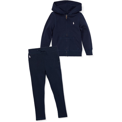 폴로 랄프로렌 Polo Ralph Lauren Kids French Terry Leggings (Little Kids)