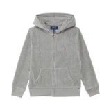 Polo Ralph Lauren Kids Knit Corduroy Full Zip Hoodie (Big Kid)