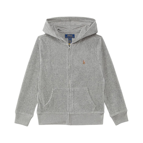 폴로 랄프로렌 Polo Ralph Lauren Kids Knit Corduroy Full Zip Hoodie (Big Kid)