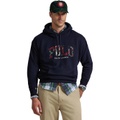 Mens Polo Ralph Lauren The RL Fleece Plaid-Logo Hoodie