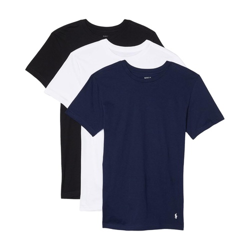 폴로 랄프로렌 Mens Polo Ralph Lauren Slim Fit w/ Wicking 3-Pack Crew Undershirts