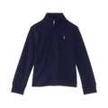 Polo Ralph Lauren Kids Cotton Interlock Quarter-Zip Pullover (Toddler/Little Kids)