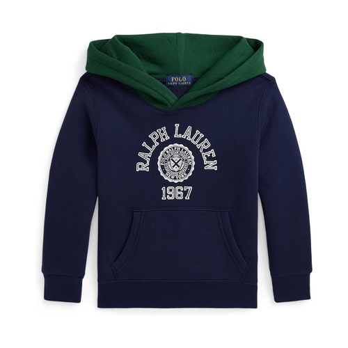 폴로 랄프로렌 Polo Ralph Lauren Kids Logo Color-Blocked Fleece Hoodie (Toddler/Little Kid)