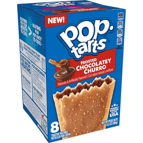  Pop-Tarts, Breakfast Toaster Pastries, Unfrosted Brown Sugar Cinnamon, Proudly Baked in the USA, 13.5oz Box (Pack of 12)