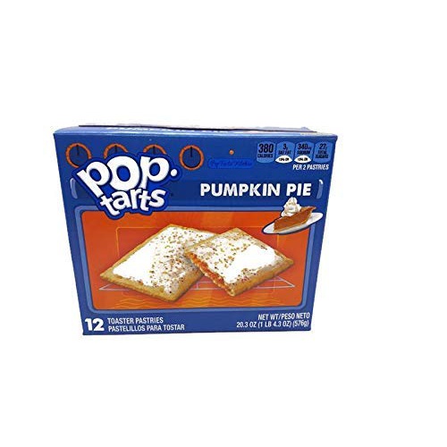  Pop-Tarts Breakfast Toaster Pastries, Frosted Pumpkin Pie Flavored, Limited Edition, 20.3 oz (12 Count)