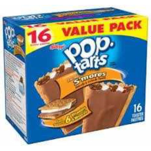  Kelloggs Pop-Tarts Frosted Smores 16ct Box 29.3oz