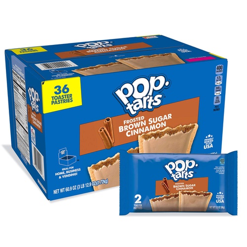  Poptarts Poptarts Frosted Cinnamon And Brown Sugar Toaster Pastries Net Wt 60.9 Ounce , 60.9 Ounce