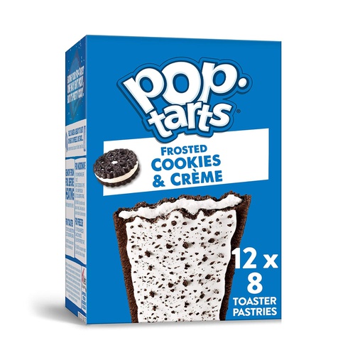  Pop-Tarts, Breakfast Toaster Pastries, Frosted Chocolate Fudge, Proudly Baked in the USA, 13.5oz Box (Pack of 12)