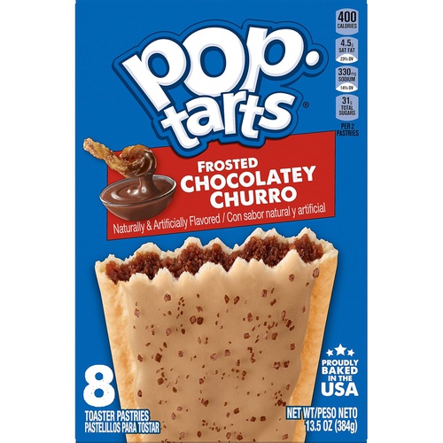  Pop-Tarts, Breakfast Toaster Pastries, Frosted Chocolate Fudge, Proudly Baked in the USA, 13.5oz Box (Pack of 12)