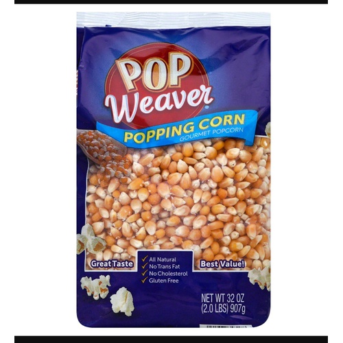  Pop Weaver Microwave Popcorn Pop Weaver Popping Corn - 2 Pound Bag