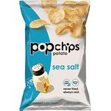 Popchips Potato Chips Sea Salt 5 oz Bags (Pack of 12)