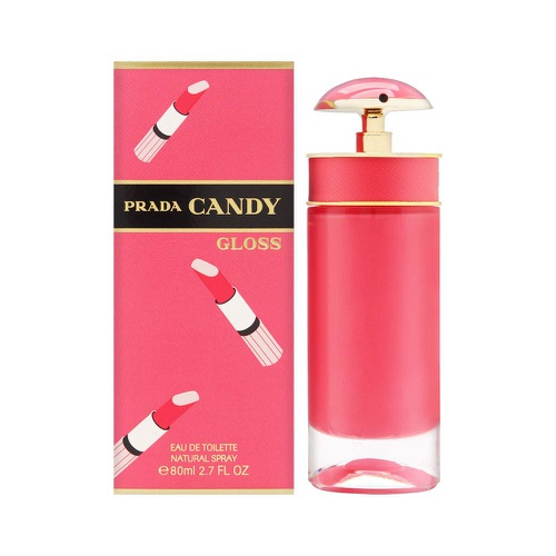 프라다 Prada Candy Gloss Eau de Toilette Spray for Women 2.7 Ounce