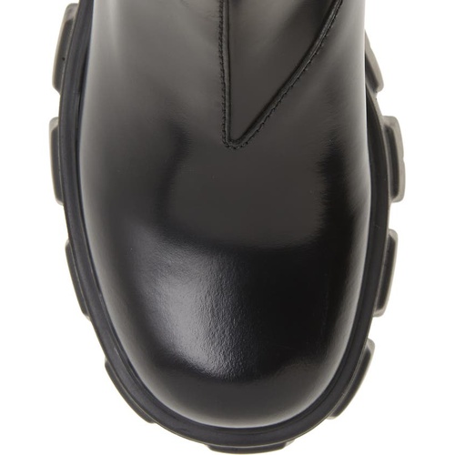 프라다 Prada Monolith Lug Sole Chelsea Boot_NERO