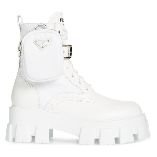 프라다 Prada Monolith Mini Bag Lug Sole Combat Boot_BIANCO