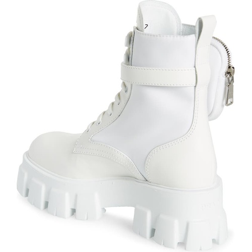 프라다 Prada Monolith Mini Bag Lug Sole Combat Boot_BIANCO