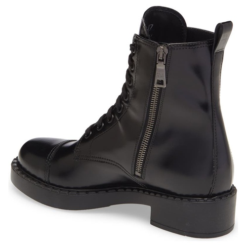 프라다 Prada Chocolate Combat Boot_NERO