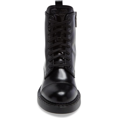 프라다 Prada Chocolate Combat Boot_NERO