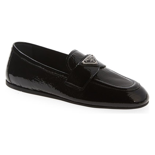 프라다 Prada Triangle Logo Loafer_NERO