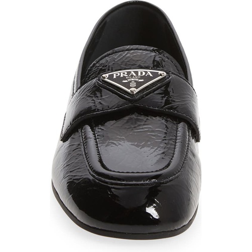 프라다 Prada Triangle Logo Loafer_NERO