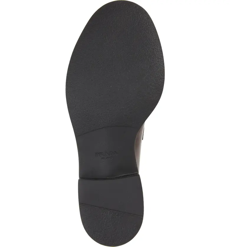 프라다 Prada Triangle Logo Loafer_TABACCO