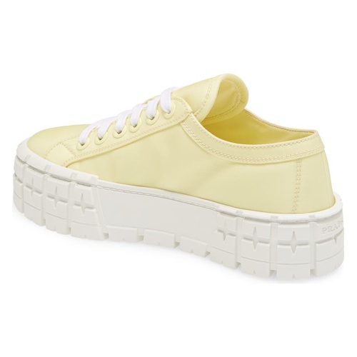 프라다 Prada Double Wheel Platform Sneaker_NARCISO
