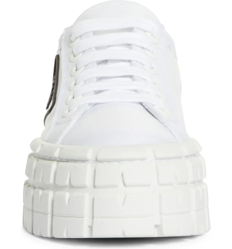 프라다 Prada Double Wheel Platform Sneaker_BIANCO