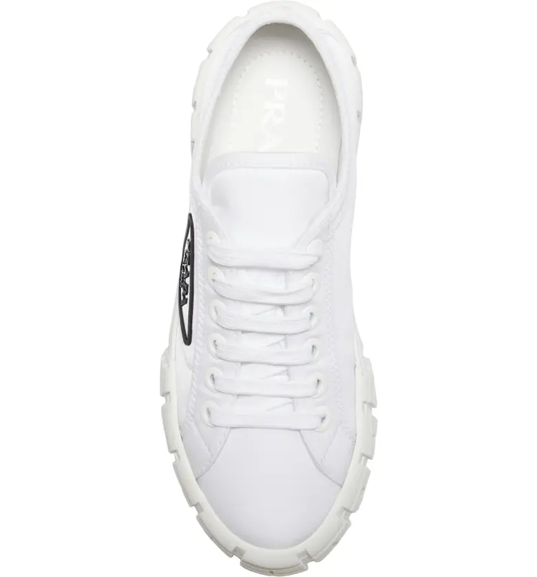 프라다 Prada Double Wheel Platform Sneaker_BIANCO