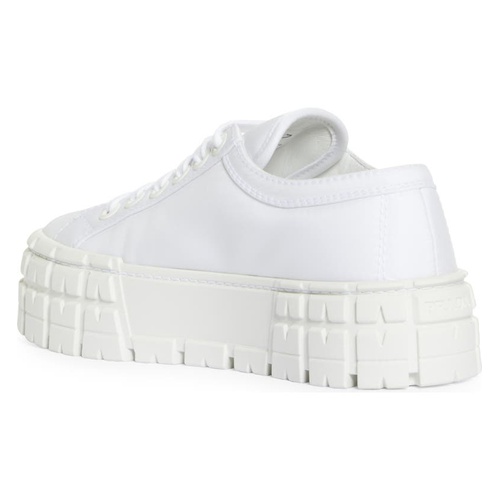 프라다 Prada Double Wheel Platform Sneaker_BIANCO