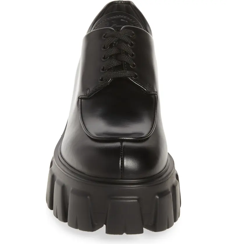 프라다 Prada Lug Sole Oxford_NERO
