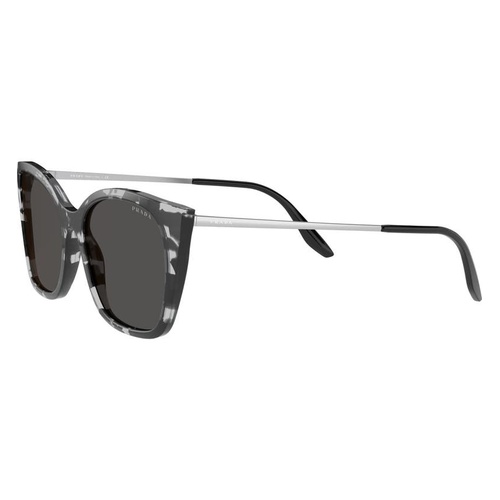 프라다 Prada 54mm Gradient Cat Eye Sunglasses_GREY TORTOISE/ DARK GREY
