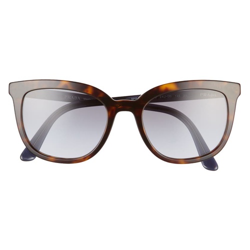 프라다 Prada Pillow 53mm Cat Eye Sunglasses_TORTOISE/ LIGHT VIOLET BLUE