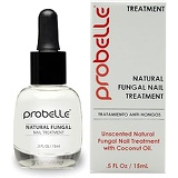 Probelle Natural Fungal Nail Treatment, Anti Fungal Nail Treatment, Nail Color Restoration, Clear Homeopathic Topical Solution .5 oz/ 15 ml (Patented Formula)