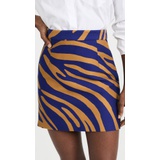 Proenza Schouler Zebra Cotton Jacquard Skirt